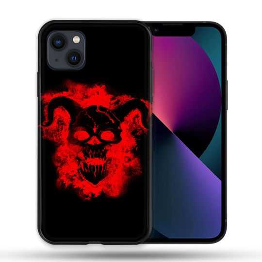 Coque Compatible MagSafe Pour Iphone 14 Pro Max (6.7) Tete de Mort Diable