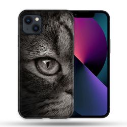 Coque Pour Iphone 14 Pro Max (6.7) Animal Chat Gris