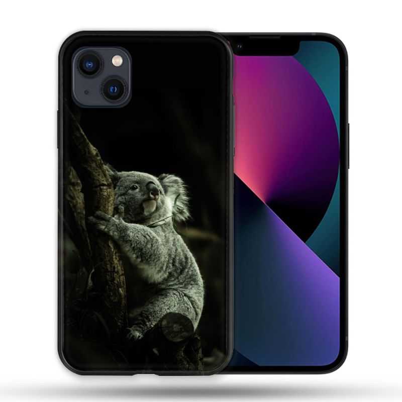 Coque Pour Iphone 14 Pro Max (6.7) Animal Koala Noir