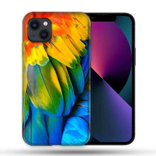 Coque Pour Iphone 14 Pro Max (6.7) Animal Perroquet Plume