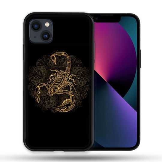 Coque Pour Iphone 14 Pro Max (6.7) Animal Scorpion Fresque