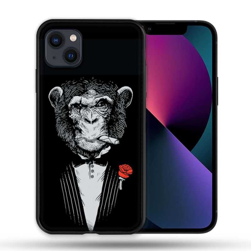 Coque Pour Iphone 14 Pro Max (6.7) Decale Singe Mafia
