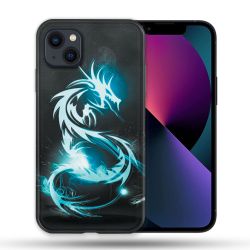 Coque Pour Iphone 14 Pro Max (6.7) Fantastique Dragon Bleu