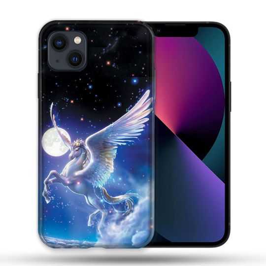 Coque Pour Iphone 14 Pro Max (6.7) Fantastique Licorne Céleste