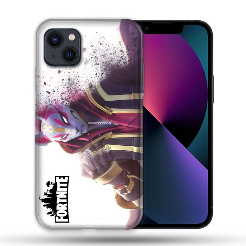 Coque Pour Iphone 14 Pro Max (6.7) Fortnite Blanc