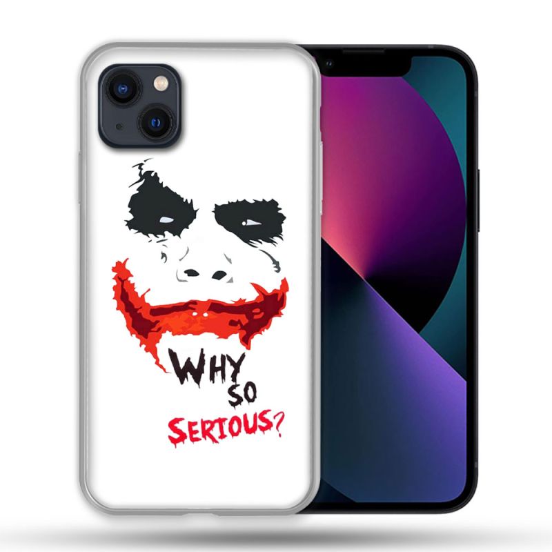 Coque Pour Iphone 14 Pro Max (6.7) Joker Blanc