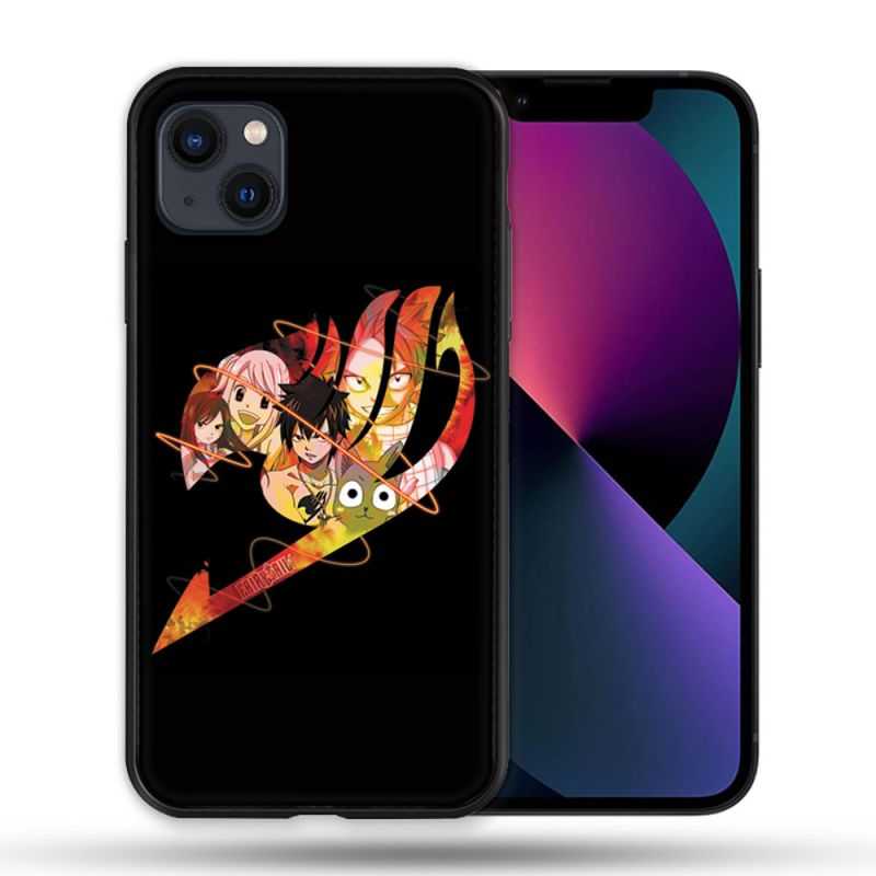 Coque Pour Iphone 14 Pro Max (6.7) Manga Fairy Tail Logo Noir