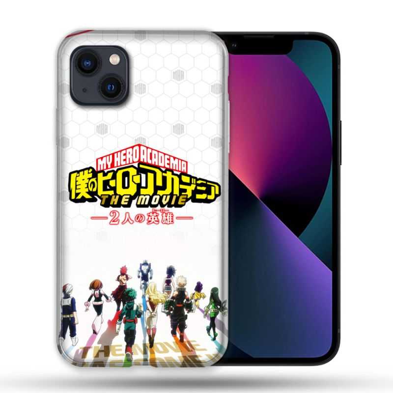 Coque Pour Iphone 14 Pro Max (6.7) Manga My Hero Academia Blanc