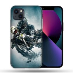 Coque Pour Iphone 14 Pro Max (6.7) Moto Cross Ombre