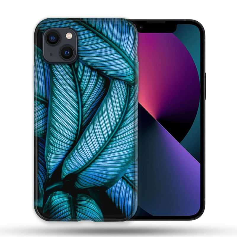 Coque Pour Iphone 14 Pro Max (6.7) Nature Feuille Palmier