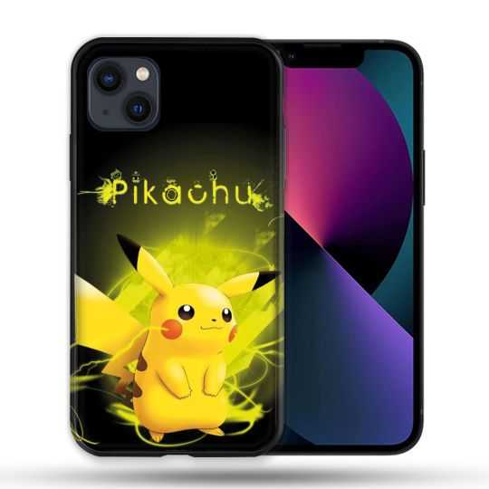 Coque Pour Iphone 14 Pro Max (6.7) Pokemon Pikachu Eclair