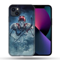 Coque Pour Iphone 14 Pro Max (6.7) Sport Hockey Squelette
