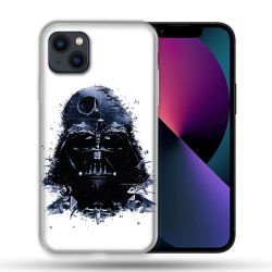 Coque Pour Iphone 14 Pro Max (6.7) Star Wars - Dark Vador Blanc