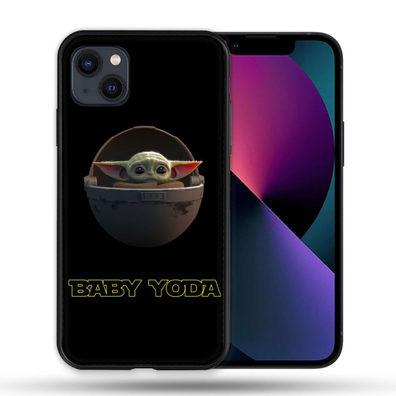 Coque Pour Iphone 14 Pro Max (6.7) Star Wars - Yoda bebe noir