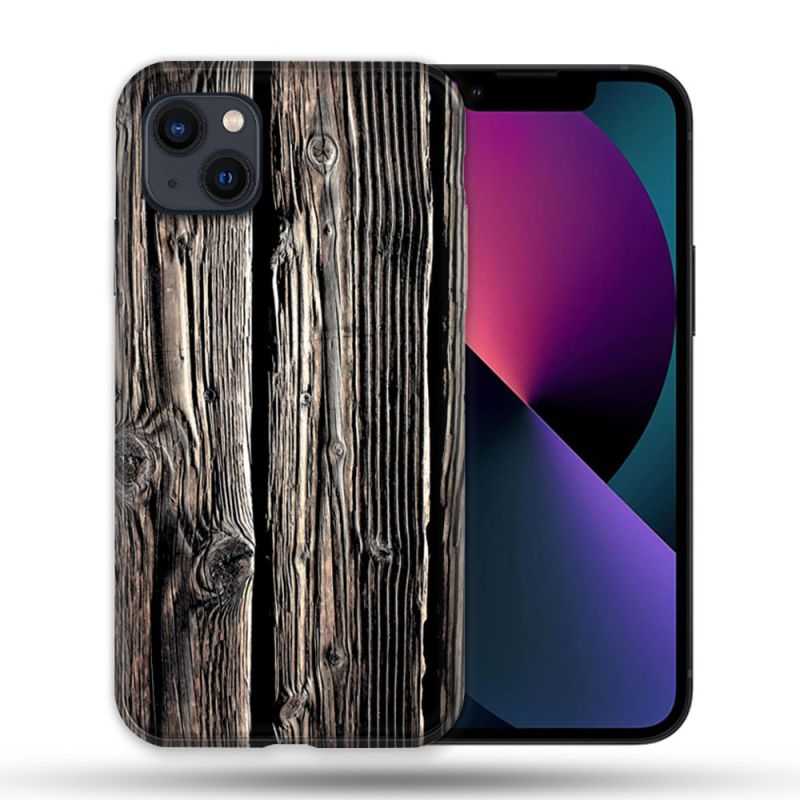 Coque Pour Iphone 14 Pro Max (6.7) Texture Bois