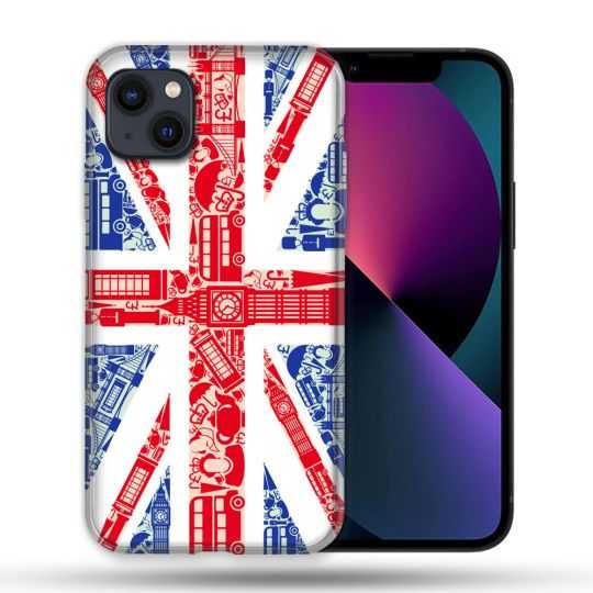 Coque Pour Iphone 14 Pro Max (6.7) Voyage Angleterre Blanc