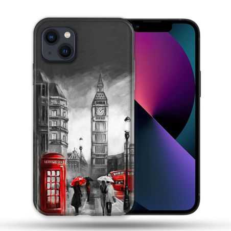 Coque Pour Iphone 14 Pro Max (6.7) Voyage Angleterre Londres Vintage