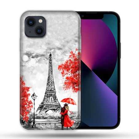 Coque Pour Iphone 14 Pro Max (6.7) Voyage France Paris Rouge