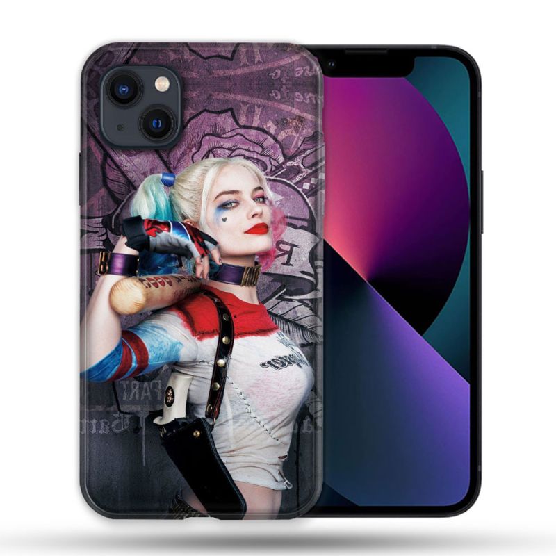 Coque Compatible MagSafe Pour Iphone 14 Pro Max (6.7) Harley Quinn Batte