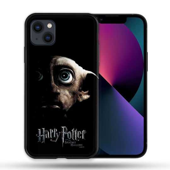 Coque Compatible MagSafe Pour Iphone 14 Max (6.7) Harry Potter Hollows Dobby