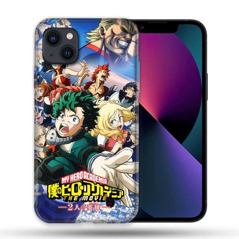 Coque Compatible MagSafe Pour Iphone 14 Max (6.7) Manga My Hero Academia Affiche