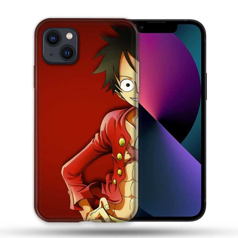 Coque Compatible MagSafe Pour Iphone 14 Max (6.7) Manga One Piece Luffy