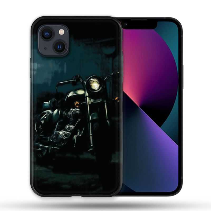 Coque Compatible MagSafe Pour Iphone 14 Max (6.7) Moto Harley Vintage