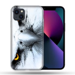 Coque Pour Iphone 14 Max (6.7) Animal Aigle Royal Blanc