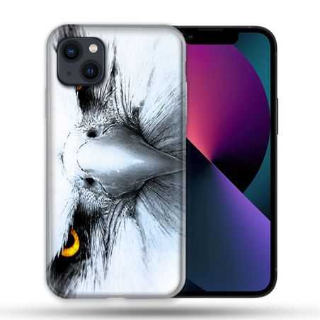 Coque Pour Iphone 14 Max (6.7) Animal Aigle Royal Blanc