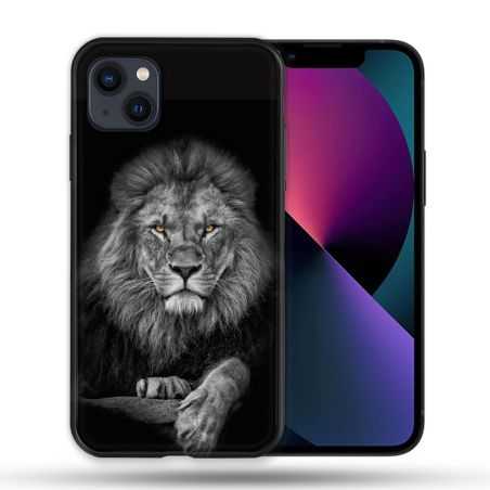 Coque Pour Iphone 14 Max (6.7) Animal Lion Majestueux