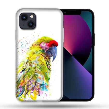 Coque Pour Iphone 14 Max (6.7) Animal Perroquet Jaune