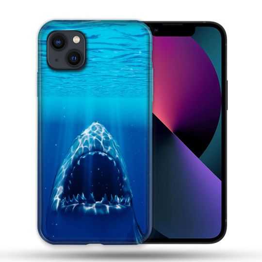 Coque Pour Iphone 14 Max (6.7) Animal Requin Dent
