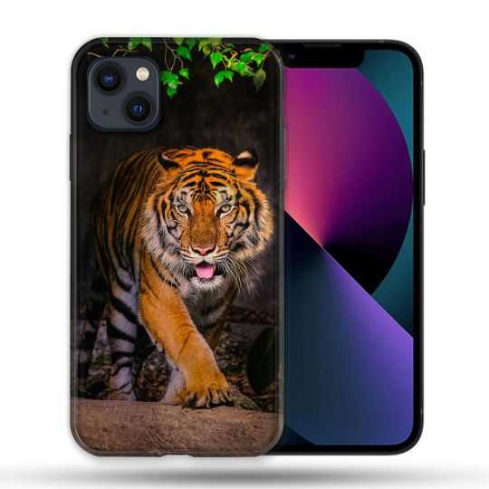 Coque Pour Iphone 14 Max (6.7) Animal Tigre Jungle