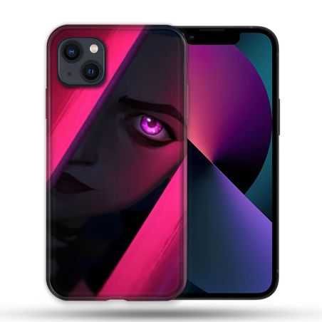 Coque Pour Iphone 14 Max (6.7) Arcane Jynx Rose