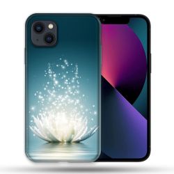 Coque Pour Iphone 14 Max (6.7) Fleur Lotus Blanc