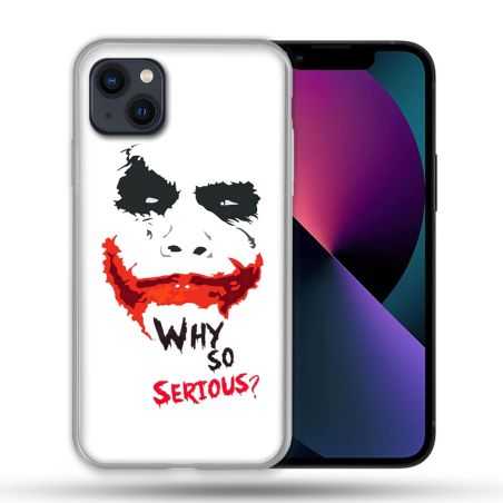 Coque Pour Iphone 14 Max (6.7) Joker Blanc