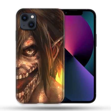 Coque Pour Iphone 14 Max (6.7) Manga Attaque Titans Eren Titan