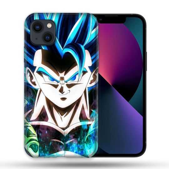 Coque Pour Iphone 14 Max (6.7) Manga Dragon Ball Gogeta Visage