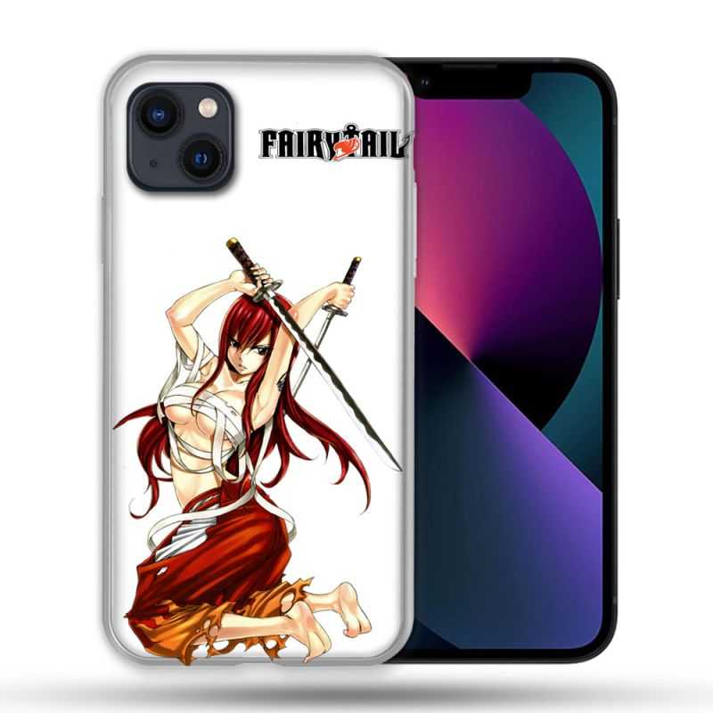Coque Pour Iphone 14 Max (6.7) Manga Fairy Tail Erza