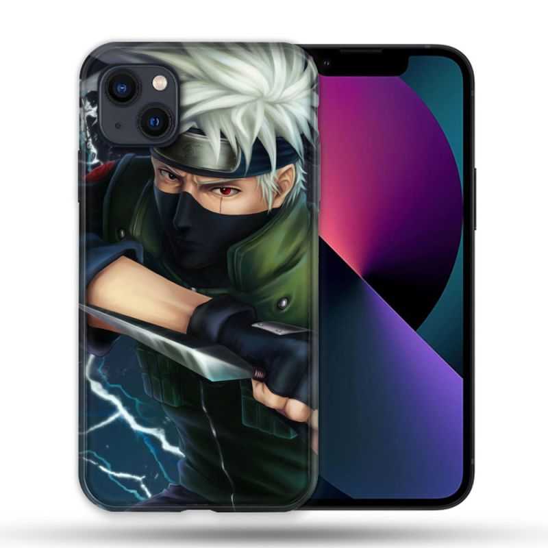 Coque Pour Iphone 14 Max (6.7) Manga Naruto Kakashi