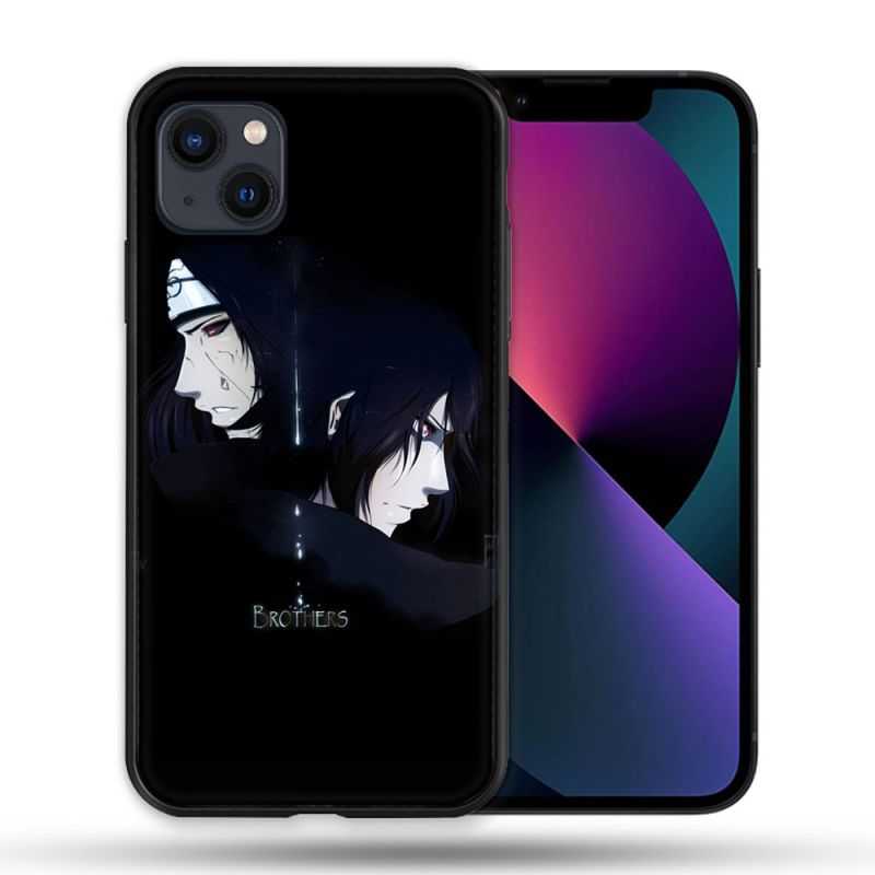 Coque Pour Iphone 14 Max (6.7) Manga Naruto Sasuke Itachi