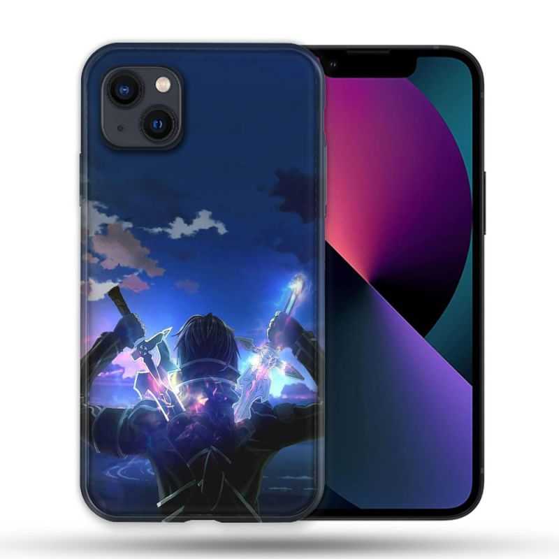 Coque Pour Iphone 14 Max (6.7) Manga SAO sword Art Online Epee