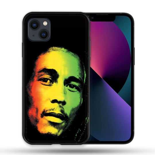 Coque Pour Iphone 14 Max (6.7) Musique Bob Marley 2
