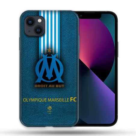Coque Pour Iphone 14 Max (6.7) Olympique Marseille OM Bande