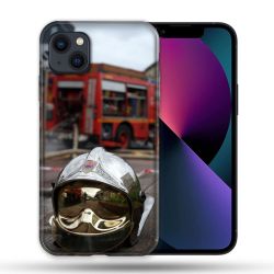 Coque Pour Iphone 14 Max (6.7) Pompier Casque Camion