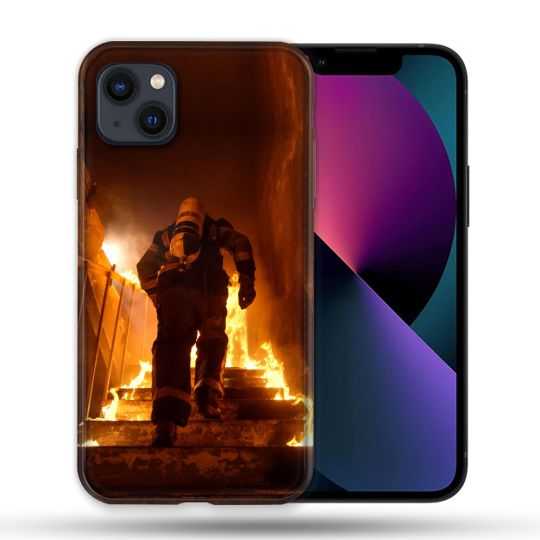 Coque Pour Iphone 14 Max (6.7) Pompier Escalier