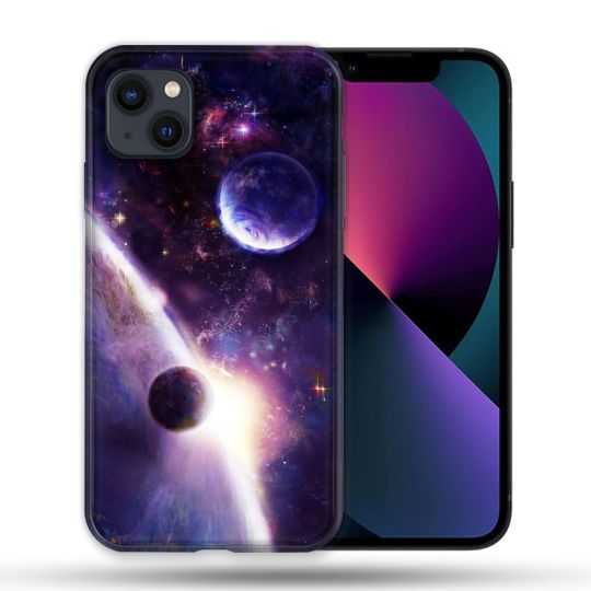 Coque Pour Iphone 14 Max (6.7) Univers Planete Stellaire