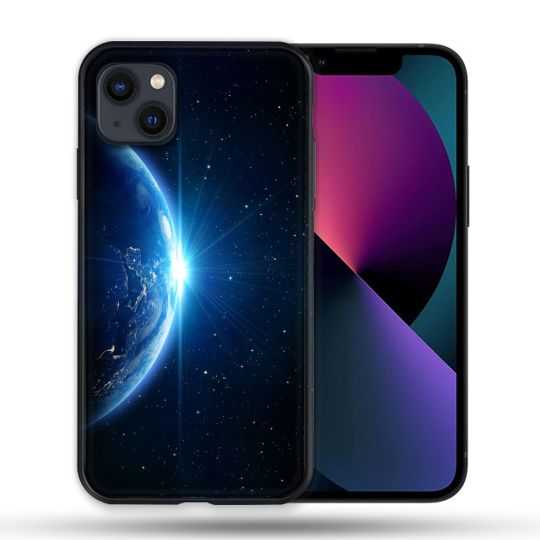 Coque Pour Iphone 14 Max (6.7) Univers Planete Terre