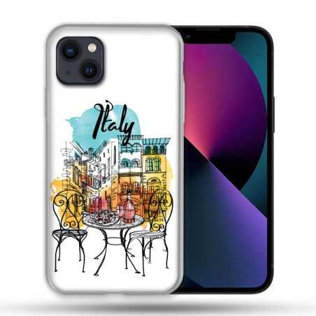 Coque Pour Iphone 14 Max (6.7) Voyage Italie Vintage