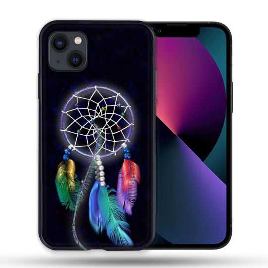 Coque Pour Iphone 14 Max (6.7) Zen Attrape Reve Multicolore